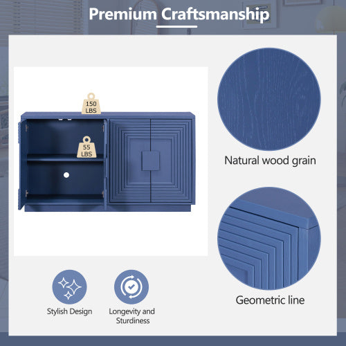 4-sided solid wood wardrobe