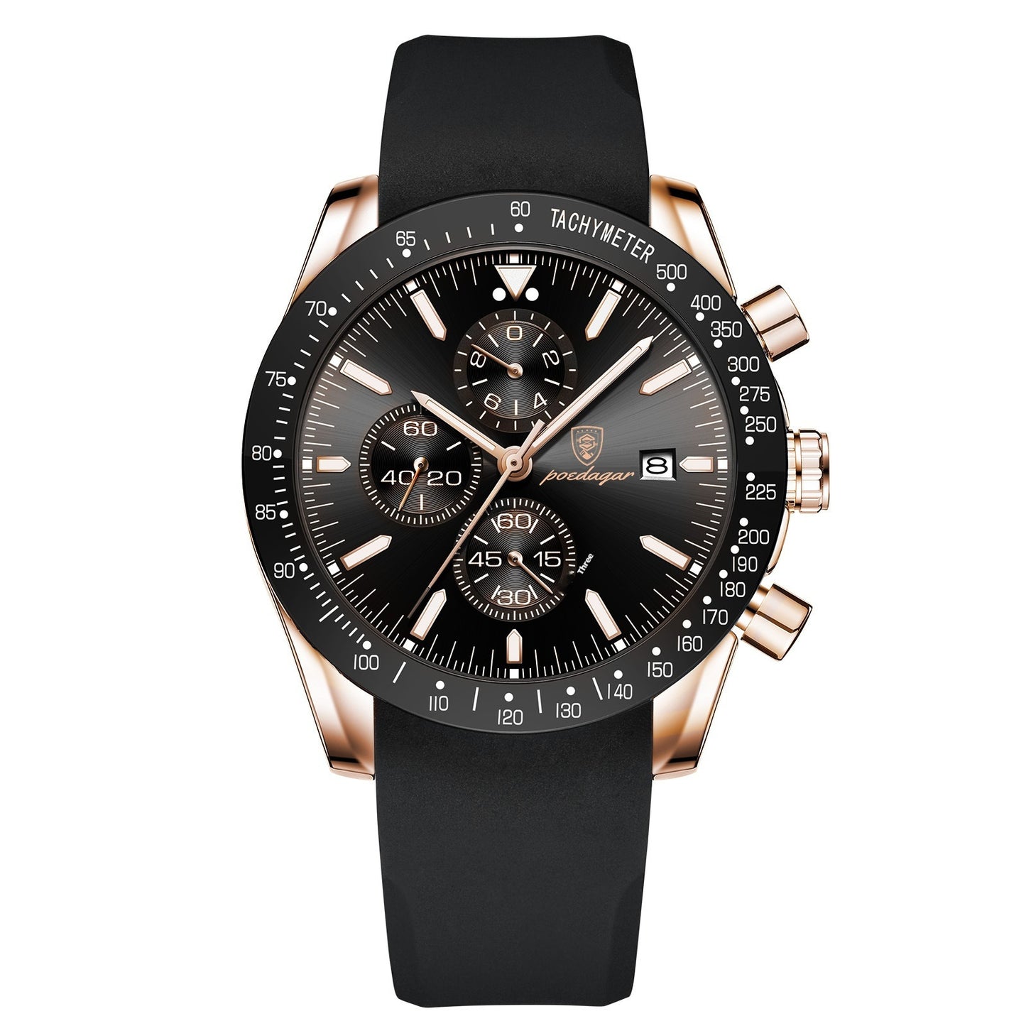Multifunctional Waterproof Luminous Men's Watch