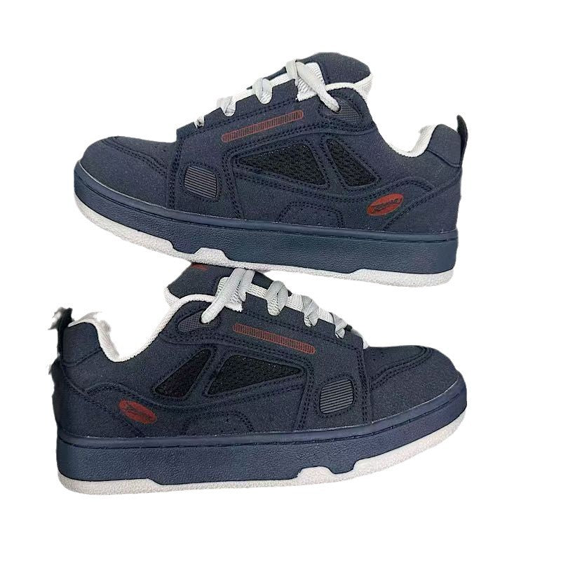 👟 A Wind of Retro Chic – The Patchwork Suede Shoes That Make the Difference! ✨