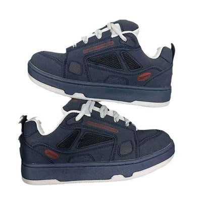 👟 A Wind of Retro Chic – The Patchwork Suede Shoes That Make the Difference! ✨
