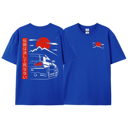 🏁 MEN'S T-SHIRT - JDM LEGEND GTR R34 🏎️