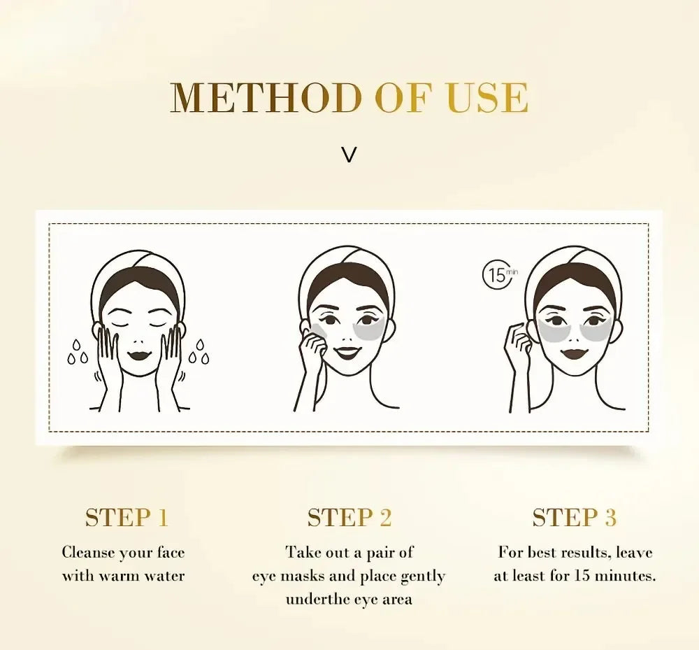 👁️‍🗨️ Gel Eye Patches – Fresh Eyes, Radiant Complexion!