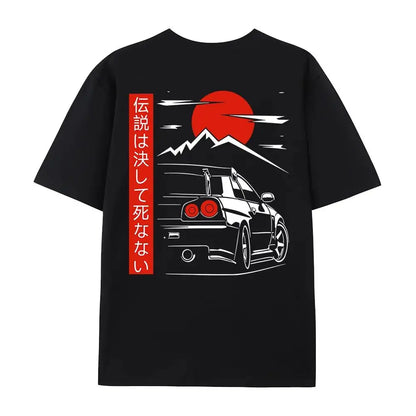 🏁 MEN'S T-SHIRT - JDM LEGEND GTR R34 🏎️