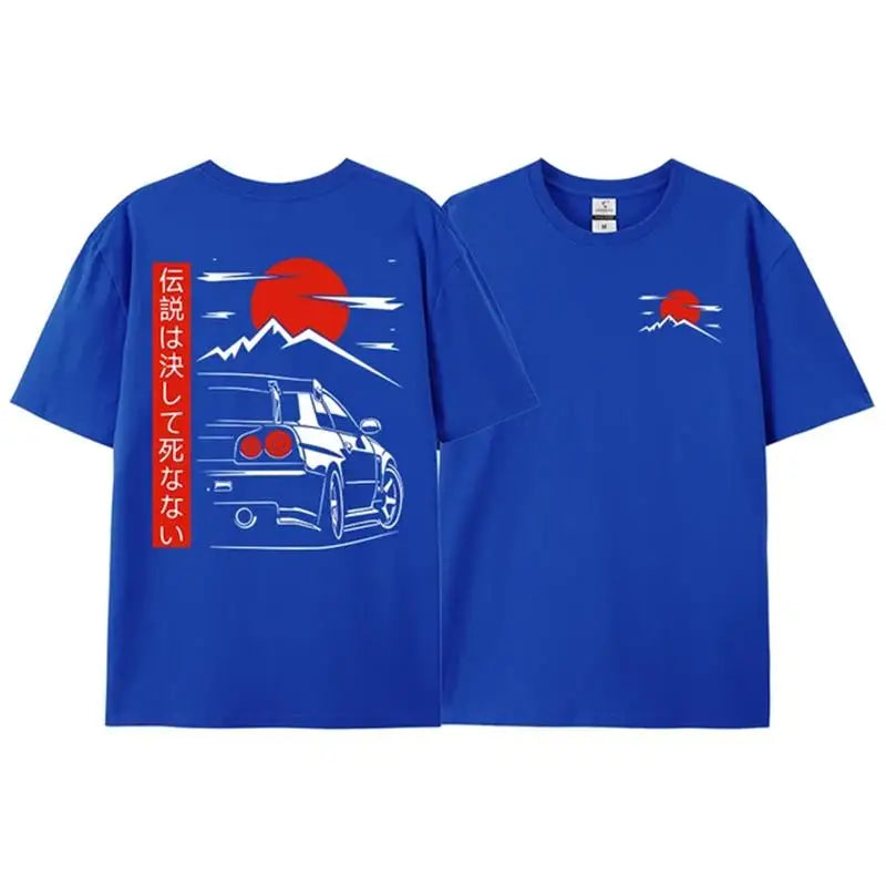 🏁 MEN'S T-SHIRT - JDM LEGEND GTR R34 🏎️