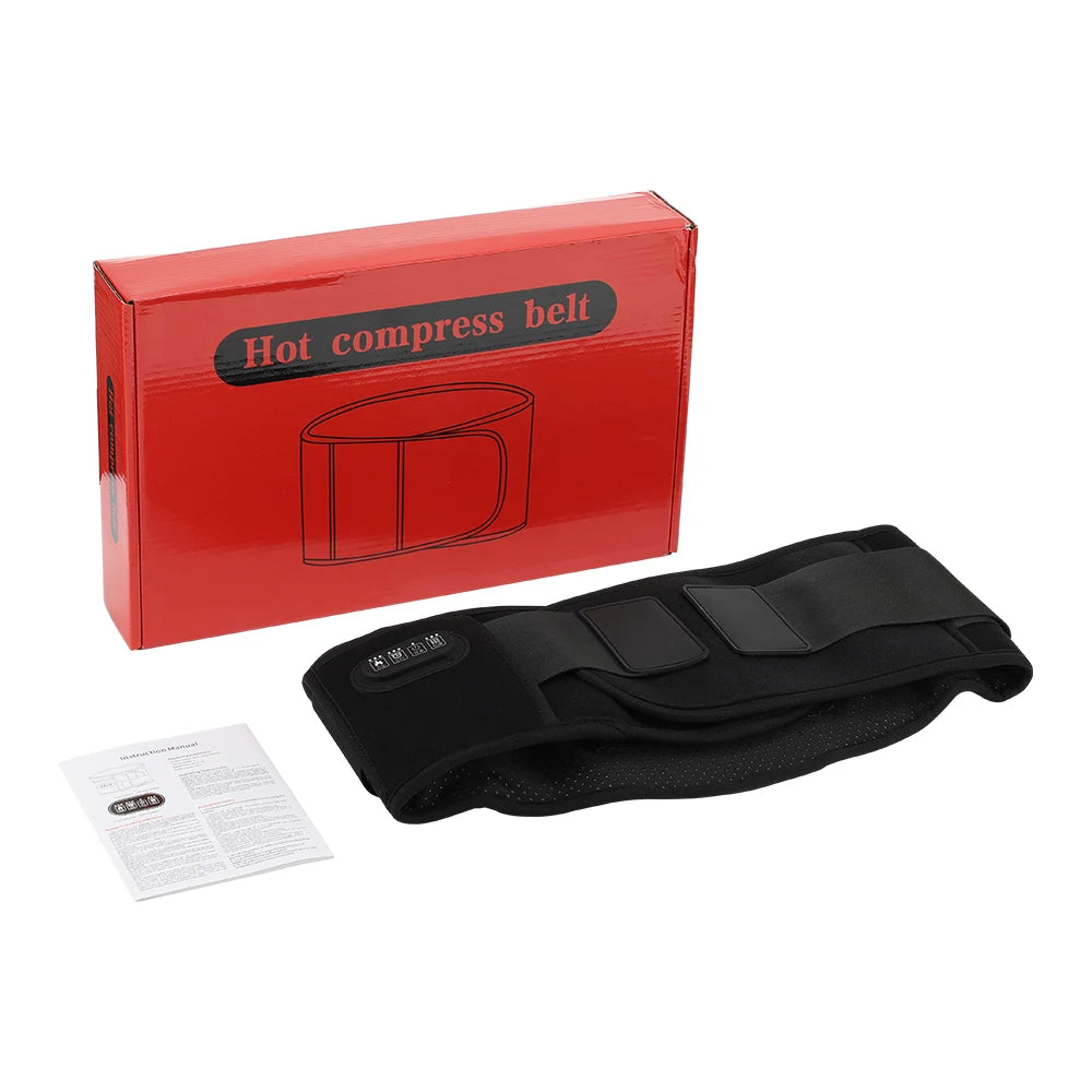 Heatable lumbar massage belt (USB)