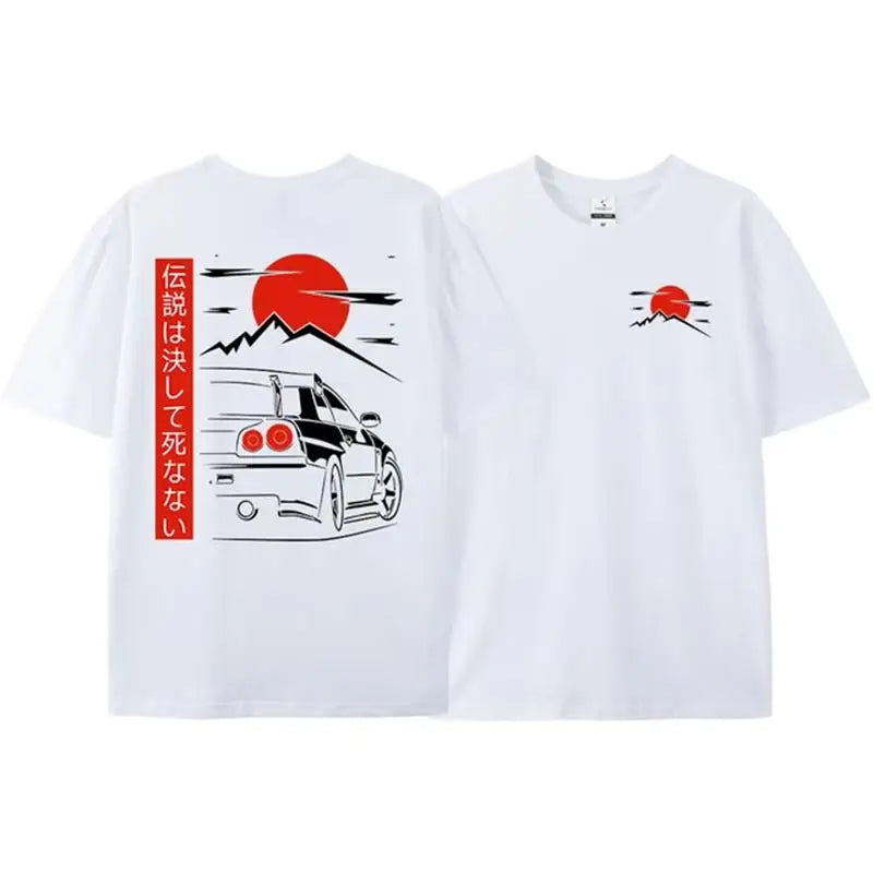 🏁 MEN'S T-SHIRT - JDM LEGEND GTR R34 🏎️
