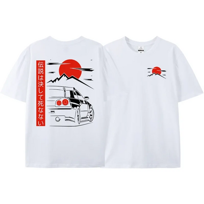 🏁 MEN'S T-SHIRT - JDM LEGEND GTR R34 🏎️