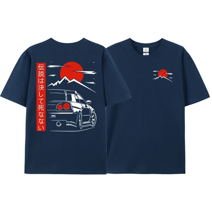 🏁 MEN'S T-SHIRT - JDM LEGEND GTR R34 🏎️