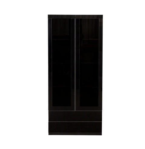 Armoire Curio avec portes vitrées