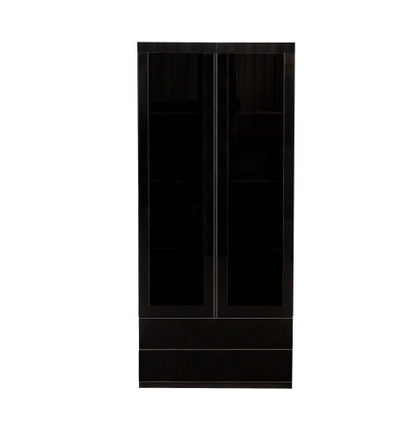 Armoire Curio avec portes vitrées