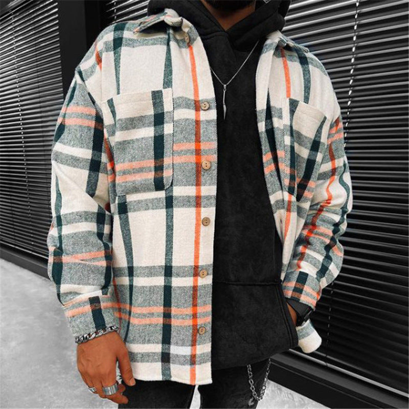 🍁 Comfort & Style for Autumn-Winter – The Thick Plaid Shirt you need! 🍂